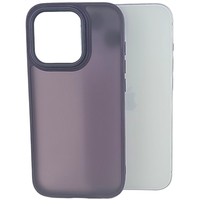 Husa de Protectie, Vafy, pentru iPhone 15 Pro Max, Satin Matte, din PC, Mov