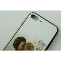 Husa protectie Flippy compatibila cu Apple iPhone 13 Glass print Lovin the Mom Multicolor