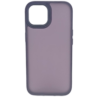 Husa de Protectie, Vafy, pentru iPhone 15 Pro, Satin Matte, din PC, Mov