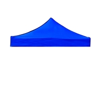 Prelata copertina pentru acoperis cort tip pavilion Flippy, Prelata pentru Foisor, 3 x 4.5 m, impermeabila, Invelis din material textil Oxford 700D, cauciucata, Albastru