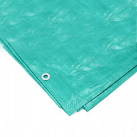Prelata de protectie de dimensiune mare, laminata, impermeabila, cu protectie UV, 18x10 m, 70 GSM, verde