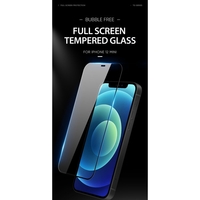 Folie Sticla Securizata Flippy, compatibila cu Apple iPhone 12 Mini , Negru
