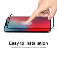 Folie Sticla securizata Flippy® compatibila cu Xiaomi Redmi 9 Full Glue Negru