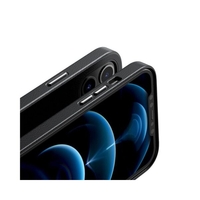 Husa protectie Vafy pentru iPhone 14 Pro Mag Safe, 2 in 1 incarcare si magnet, Soft silicone, Negru