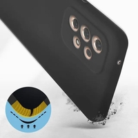 Husa protectie Vafy pentru Samsung A53 5G Liquid Silicone Negru