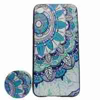 Husa Apple iPhone XS Max Multicolor Model Frunza Popsocket inclus