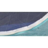 Cort camping iglu, 4 persoane, impermeabil, plasa anti-insecte, 240x210x130 cm, gri