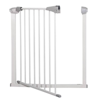 Poarta de siguranta Safety Gate pentru scari, ajustabila 132-141 cm, din otel, alba