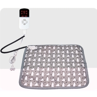 Patura electrica pentru animale de companie cu tub anti-muscatura, perna pentru caini, 45 x 45 cm, 28 W, 9 trepte de reglaj perna pentru pisici, anti-alunecare, gri-When upgrading the full steel pipe to European regulations; Width: 45X45cm