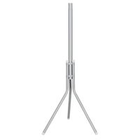 Cuier pentru haine, tip pom, cu 12 carlige, 173 cm, gri