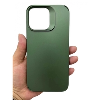 Husa Apple iPhone 13, Vafy, din Silicon Lichid, Interior din Microfibra, Lentile Fosforescente de Protectie Camera, Anti Amprenta, Rezistenta la Socuri, Verde
