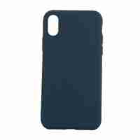 Husa protectie Vafy compatibila cu Apple iPhone X/XS Matte Tpu Albastru inchis
