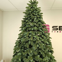Brad artificial Christmas Deluxe by Sersimo, Canada argintiu, 3D, 230cm