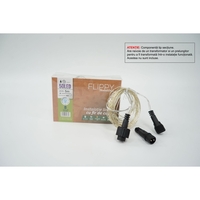 Instalatie de Craciun Tip Liniar, 8 jocuri de lumini, Fir Cupru, 5 m, 50 LED -uri, Alb Rece