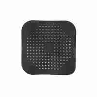 Filtru Chiuveta, Vafy, Anti-infundare, cu Ventuze, 14.5 x 14.5 cm, Flexibil, Negru
