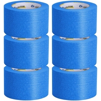 Set 24 Role Banda Adeziva de Mascare, Rezistenta UV, 48mmx50m, Rezistenta, Aderenta, Albastra