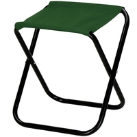 Scaun pliabil pentru camping sau pescuit, cadru metalic, maxim 100 kg, 26x26x34 cm, verde
