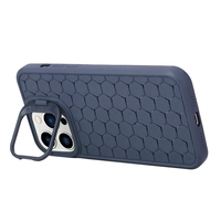 Husa de Protectie TPU, Vafy, pentru Samsung Galaxy S23 Plus, 3D Cube, cu Inel, Protectie Camera, Antisoc, Antizgariere, Antialunecare, Acoperire Completa, Albastru