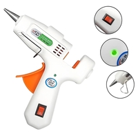 Pistol de Lipit cu Silicon la cald, Vafy, 20 W, pentru Batoane 7 mm, Duza din Aluminiu Anti-picurare, Incalzire Rapida, pentru Bricolaj, Artizanat și Reparatii, Alb