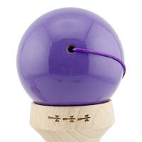 Kendama X Originala RAINBOW, Profesionala, Flippy, Cupe Mari KING SIZE V3, Super Sticky, Gaura in Baza, Rulment Metalic, din lemn 18 cm, Ata 62/65 cm, Indigo/Maro