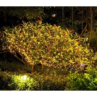 Instalatie Craciun, 300 LED-uri, 32 metri, pentru exterior cu incarcare solara, alb cald, Vafy