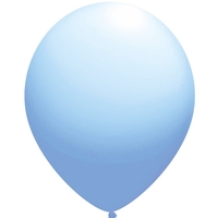 Set 12 Baloane, Flippy, din Latex Standard, 25 cm, Albastru Deschis