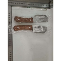 Curatator de Fructe/Legume, Vafy, 2in1, Desfacator de Sticle, Multifunctional, Maner de Lemn, Maro