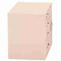 (DL) Cutie depozitare si organizare bijuterii, piele ecologica + velur, 26 x 22 x 18 cm, roz