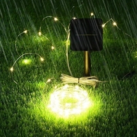 Ghirlanda luminoasa liniara 100 LED-uri, 1.5m, incarcare solara
