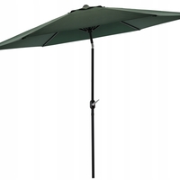 Umbrela terasa gradina, cu inclinare si husa, 300cm, Verde