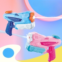 Pistol cu Apa pentru Copii, Rezervor, Pentru Piscina/Plaja, Flippy, 6ani+, 3 duze, Roz, 300ML