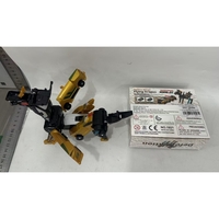 Jucarie Transformabila 2in1, Flippy, Golden Wing Flying Dragon, Masina/Dragon, Atractie Magnetica, +6 Ani, din ABS, Auriu