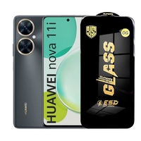 Folie de Protectie pentru Huawei Nova 11 i, Vafy, Sticla Securizata ESD, Margini Negre, Rezistenta la Zgirieturi, Antistatica, 0.35 mm, Transparenta