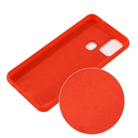 Husa protectie Vafy compatibila cu Samsung Galaxy A21S Liquid Silicone Case Rosu