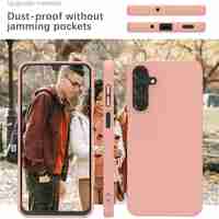Husa de Protectie Matte TPU, Vafy, pentru Xiaomi Redmi 13C, Protectie Camera, Antisoc, Antizgariere, Antialunecare, Acoperire Completa, Roz