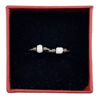 Cercei pentru Dama, Jolie, Argint 925 Model Creole cu Piatra Alba, 15 mm, 0.9g, 2 cm x 1.3 cm, Argintiu