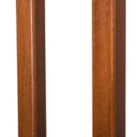 Poarta de siguranta Safety Gate pentru scari, ajustabila 90-96 cm, din otel si lemn, negru maro