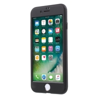 Husa Apple iPhone 7 Premium Full Cover 360 Negru + Folie Cadou