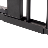 Poarta de siguranta Safety Gate pentru scari, ajustabila 103-110 cm, din otel, neagra