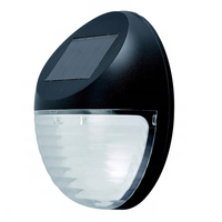 Lampa solara LED de perete, IP44 pentru exterior, autonomie 12 ore, neagra