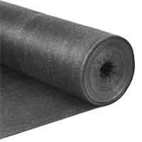 Plasa umbrire si intimitate pentru gard, 1.5m latime, 10m lungime, 185g densitate 95%, antracit deschis