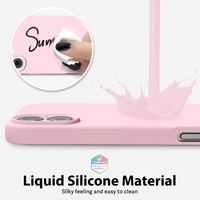Husa de Protectie Matte TPU, Vafy, pentru Apple iPhone 16, Protectie Camera, Antisoc, Antizgariere, Antialunecare, Acoperire Completa, Roz