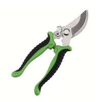 Set 4 Unelte de Gradinarit, Flippy, pentru Indepartare Spini Trandafiri si Taiere, din PVC/Otel Carbon, Rosu/Verde