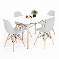 Scaun dining Scandinav pentru bucatarie, 38x42x82cm, gri