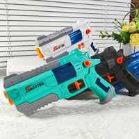 Pistol Manual cu Apa, Flippy, Jucarie Pistol cu Apa Sigur Pentru Copii, Design Nou S-Shooter Atractiv, 23 x 14.5 cm, Verde