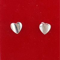 Cercei din Argint 925, Jolie Silver, pentru Dama, Model Inima, 1.27 g, Design Elegant si Romantic, Argintiu