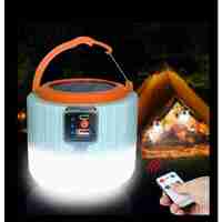 Lampa Portabila, Flippy, Incarcare Solara + USB, Afisaj Inteligent al Bateriei, Raza de Actiune 32 mp, 6x9x11 cm, 3 Moduri, Alb