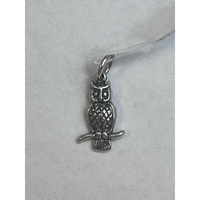 Pandantiv, Jolie Silver, Argint 925, Model Bufnita Pe Creanga, 1.6 g, 2 x 1 cm