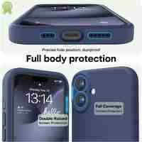 Husa de Protectie Matte TPU, Vafy, pentru OnePlus Nord CE3 Lite, Protectie Camera, Antisoc, Antizgariere, Antialunecare, Acoperire Completa, Albastru
