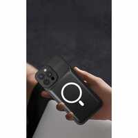 Husa pentru Apple iPhone 14 MagSafe, Urban Armor, Vafy, Negru, suport magnetic